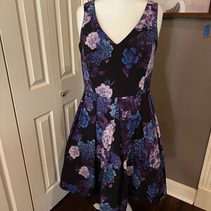 City Chic Floral Sleeveless Dress